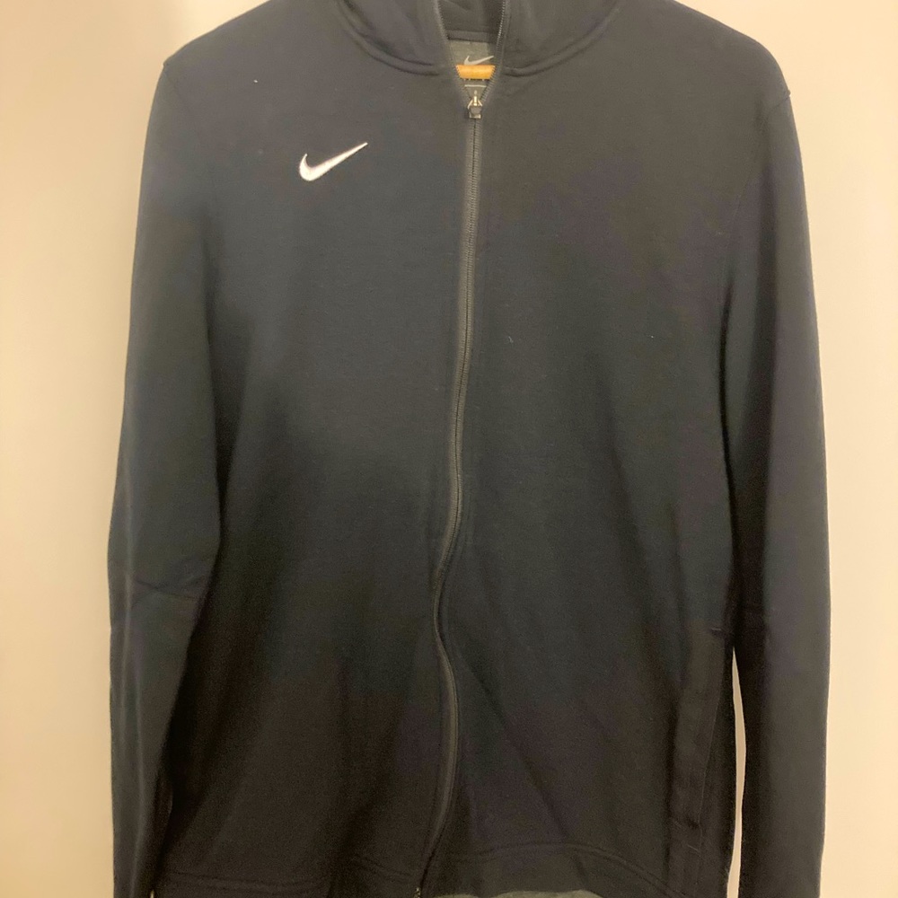 Black Nike Dri-FIT Zip-Up Hoodie